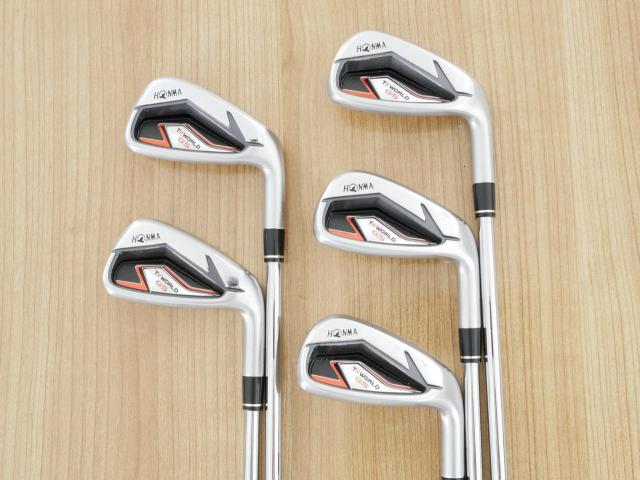 Iron set : Honma : ชุดเหล็ก Honma Tour World GS (ออกปี 2021 ใบใหญ่ ตีง่าย ไกล) มีเหล็ก 6-10 (5 ชิ้น) ก้านเหล็ก NS Pro 950 NEO Flex R