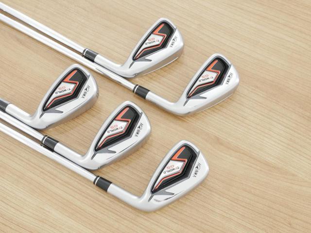 Iron set : Honma : ชุดเหล็ก Honma Tour World GS (ออกปี 2021 ใบใหญ่ ตีง่าย ไกล) มีเหล็ก 6-10 (5 ชิ้น) ก้านเหล็ก NS Pro 950 NEO Flex R