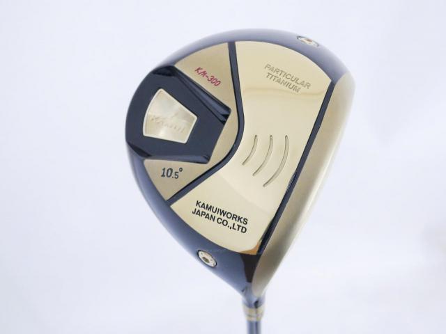 Driver : Kamuiworks : Kamuiworks KM-300 Gold (ปี 2018 หน้าเด้งเกินกฏ มีสปริงข้างใน) Loft 10.5 ก้าน Fujikura Double Kick Flex S