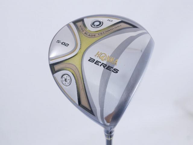 Driver : Honma : ไดรเวอร์ Honma Beres S-02 (460cc.) Loft 10 ก้าน ARMRQ 6 (45) Flex R (2 ดาว)