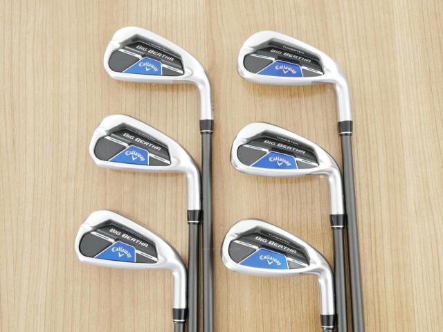 Iron set : Callaway : ชุดเหล็ก Callaway Big Bertha B21 (ออกปี 2021 ตีง่ายที่สุดของ Callaway) มีเหล็ก 5-Pw (6 ชิ้น) ก้านกราไฟต์ UST Mamiya RECOIL ES 760 F3 Flex R