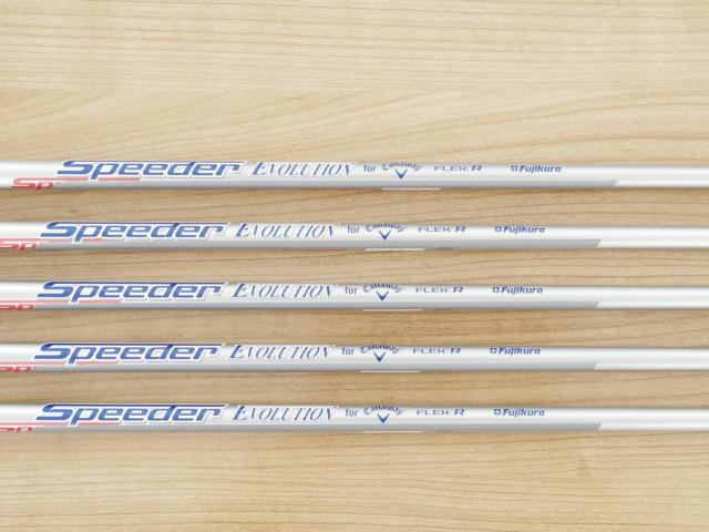 Iron set : Callaway : ชุดเหล็ก Callaway Big Bertha B21 (ออกปี 2021 ตีง่ายที่สุดของ Callaway) มีเหล็ก 6-Pw (5 ชิ้น) ก้านกราไฟต์  Speeder Evolution Flex R