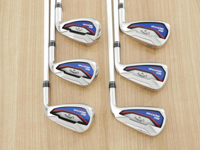 Iron set : Callaway : ชุดเหล็ก Callaway Big Bertha Beta (ใบใหญ่ ตีง่ายมาก) มีเหล็ก 6-Pw,Aw (6 ชิ้น) ก้านกราไฟต์ Fujikura Air Speeder Flex SR