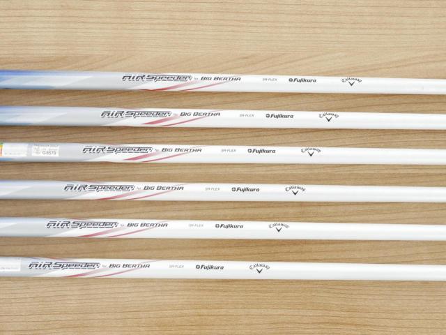 Iron set : Callaway : ชุดเหล็ก Callaway Big Bertha Beta (ใบใหญ่ ตีง่ายมาก) มีเหล็ก 6-Pw,Aw (6 ชิ้น) ก้านกราไฟต์ Fujikura Air Speeder Flex SR