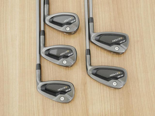 Lady club : All : ชุดเหล็ก EPON EF-02I Forged (ออกปี 2022 ใบใหญ่ ตีง่าย ไกล) มีเหล็ก 6-Pw (5 ชิ้น) ก้าน Steelfiber H.PLUS 55 Flex A (Lady)