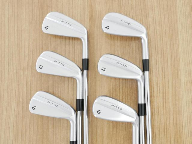 Iron set : Taylormade : ชุดเหล็ก Taylormade P770 Forged (รุ่นล่าสุด ออกปี 2024 นุ่ม แน่น) มีเหล็ก 5-Pw (6 ชิ้น) ก้านเหล็ก NS Pro Modus 105 Flex S