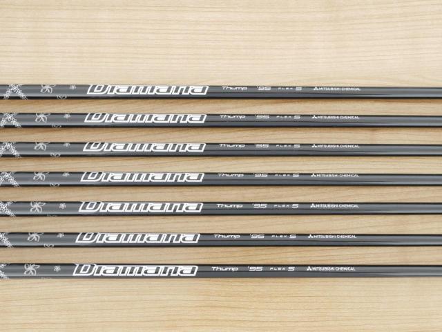 Iron set : Epon : ชุดเหล็ก EPON AF-306 Forged (รุ่นปี 2023) มีเหล็ก 5-Pw,Aw (7 ชิ้น) ก้านกราไฟต์ Mitsubishi Diamana Thump i95 Flex S