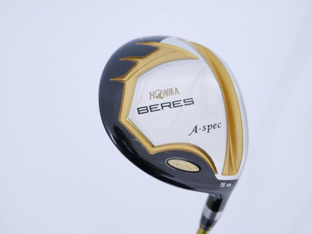Fairway Wood : Honma : **ก้าน 3 ดาว** หัวไม้ 5 Honma Beres A-Spec II (ออกปี 2021 หน้าเด้งเกินกฏ) Loft 18 ก้าน ARMRQ A-Spec (47) Flex R (3 ดาว)