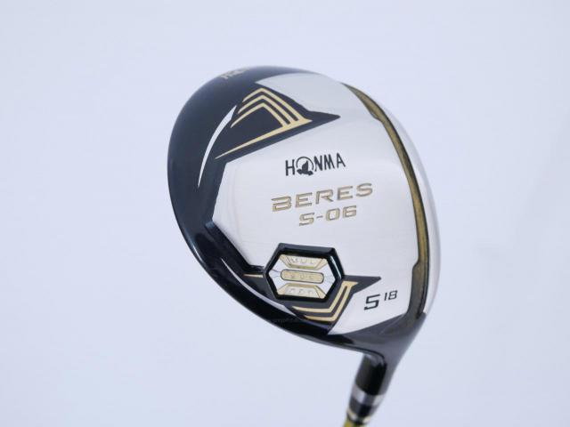 Fairway Wood : Honma : **ก้าน 3 ดาว** หัวไม้ 5 Honma Beres S-06 (รุ่นปี 2019) Loft 18 ก้าน ARMRQ X (47) Flex SR (3 ดาว)
