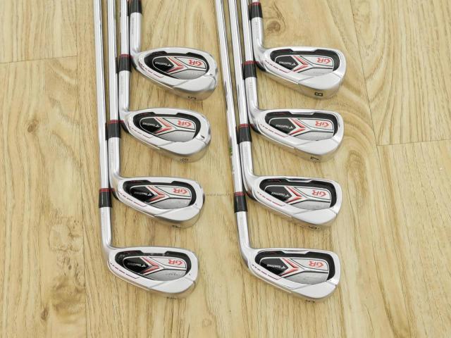 Iron set : Tourstage : ชุดเหล็ก Tourstage X-Blade GR (ใบใหญ่ ตีง่าย) มีเหล็ก 5-Pw,Aw,Sw (8 ชิ้น) ก้านเหล็ก NS Pro 950 Flex R