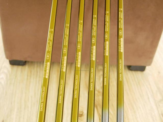 Iron set : Daiwa : ชุดเหล็ก Daiwa GIII (รุ่นท๊อปสุดๆ ของใหม่ 8 หมื่นบาท ปี 2019 หน้าเด้งสุดๆ ใบใหญ่ ตีไกลมาก) มีเหล็ก 7-10,Pw,Aw (6 ชิ้น) ก้านกราไฟต์ Flex R