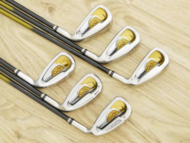 Iron set : Daiwa : ชุดเหล็ก Daiwa GIII (รุ่นท๊อปสุดๆ ของใหม่ 8 หมื่นบาท ปี 2019 หน้าเด้งสุดๆ ใบใหญ่ ตีไกลมาก) มีเหล็ก 7-10,Pw,Aw (6 ชิ้น) ก้านกราไฟต์ Flex R