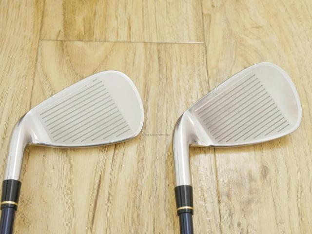 Iron set : Honma : ชุดเหล็ก Honma Bezeal 525 (รุ่นนี้ใบใหญ่ที่สุดของ Honma) มีเหล็ก 6-11,Aw (7 ชิ้น เทียบเท่า 5-Pw,Aw) ก้านกราไฟต์ Honma ARMRQ 8 (48) Flex SR (2 ดาว)