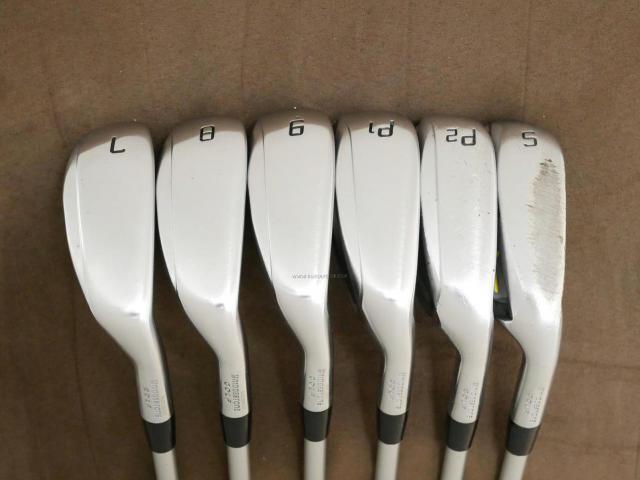 Iron set : Bridgestone : ชุดเหล็ก Bridgestone JGR Hybrid Forged (ตีไกลกว่าตัวอื่น 2 เบอร์) มีเหล็ก 7-P1,P2,Sw (6 ชิ้น) ก้านกราไฟต์ Fujikura Air Speeder (R)