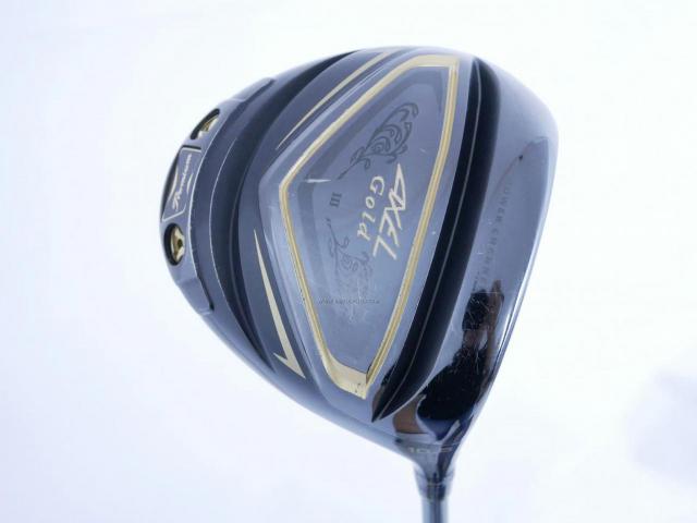 Driver : Tsuruya : Tsuruya AXEL Gold Premium III (รุ่นปี 2019 ตัวท๊อป หน้าเด้งสุดๆ COR 0.86 ของใหม่ 4 หมื่น) Loft 10.5 Flex R