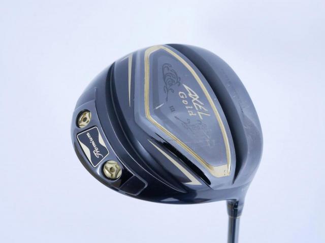 Driver : Tsuruya : Tsuruya AXEL Gold Premium III (รุ่นปี 2019 ตัวท๊อป หน้าเด้งสุดๆ COR 0.86 ของใหม่ 4 หมื่น) Loft 10.5 Flex R