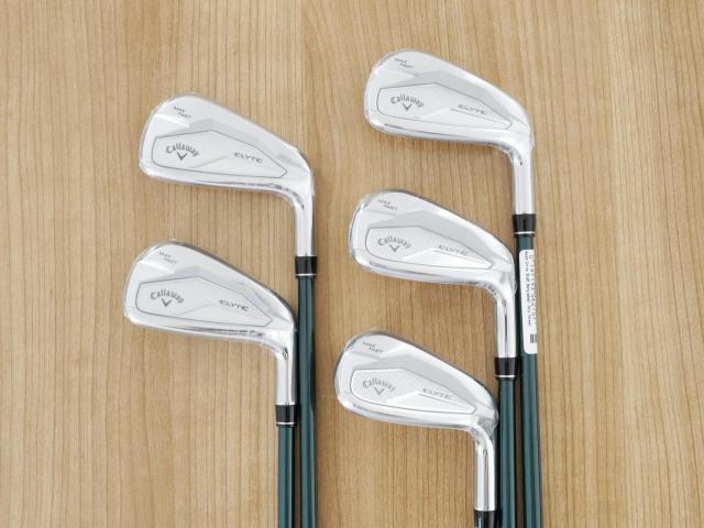 Iron set : Callaway : **ของใหม่ ยังไม่แกะพลาสติก** ชุดเหล็ก Callaway ELYTE Max Fast (รุ่นล่าสุด ออกปี 2025 ตีง่ายมาก ไกล Japan Spec.) มีเหล็ก 6-Pw (5 ชิ้น) ก้านกราไฟต์ UST Mamiya LINQ 40 Flex R