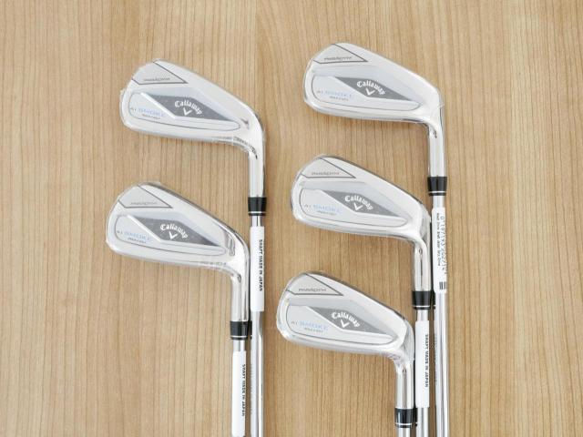 Iron set : Callaway : **ของใหม่ ยังไม่แกะพลาสติก** ชุดเหล็ก Callaway Paradym Ai Smoke Max Fast (ออกปี 2024 ตีง่ายมาก ไกล Japan Spec.) มีเหล็ก 6-Pw (5 ชิ้น) ก้านเหล็ก NS Pro 850 NEO Flex S