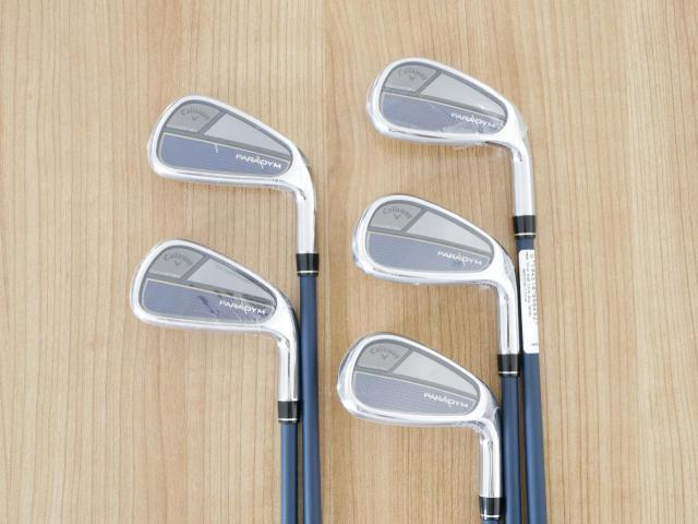 Iron set : Callaway : **ของใหม่ ยังไม่แกะพลาสติก** ชุดเหล็ก Callaway Paradym (รุ่นปี 2023 Japan Spec.) มีเหล็ก 6-Pw (5 ชิ้น) ก้านกราไฟต์ Fujikura VENTUS TR 5 Flex R
