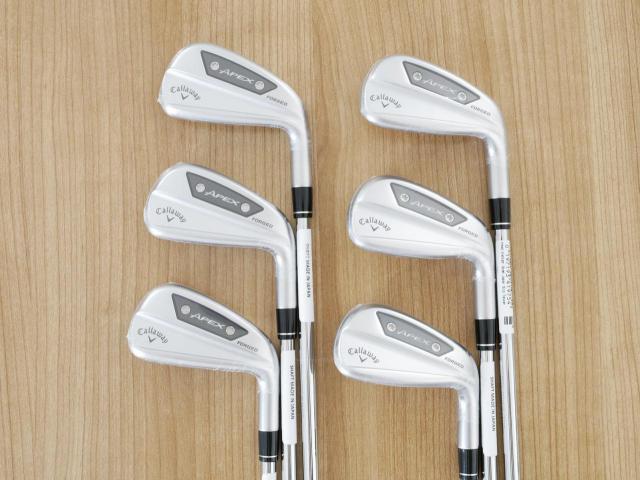 Iron set : Callaway : **ของใหม่ ยังไม่แกะพลาสติก** ชุดเหล็ก Callaway APEX Ai200 Forged (รุ่นล่าสุด ออกปี 2024) มีเหล็ก 5-Pw (6 ชิ้น) ก้านเหล็ก NS Pro 950 NEO Flex S