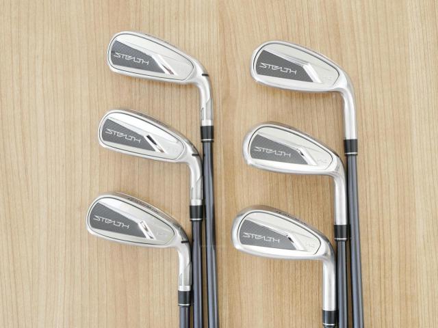 Iron set : Taylormade : ชุดเหล็ก Taylormade Stealth HD (ออกปี 2022 Japan Spec. ใบใหญ่มาก ตีง่ายสุดๆ) มีเหล็ก 6-Pw,Aw (6 ชิ้น) ก้านกราไฟต์ Mitsubishi Tensei TM60 Flex R