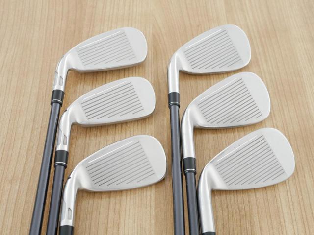 Iron set : Taylormade : ชุดเหล็ก Taylormade Stealth HD (ออกปี 2022 Japan Spec. ใบใหญ่มาก ตีง่ายสุดๆ) มีเหล็ก 6-Pw,Aw (6 ชิ้น) ก้านกราไฟต์ Mitsubishi Tensei TM60 Flex R