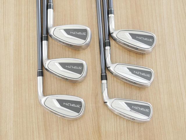 Iron set : Taylormade : ชุดเหล็ก Taylormade Stealth HD (ออกปี 2022 Japan Spec. ใบใหญ่มาก ตีง่ายสุดๆ) มีเหล็ก 6-Pw,Aw (6 ชิ้น) ก้านกราไฟต์ Mitsubishi Tensei TM60 Flex R