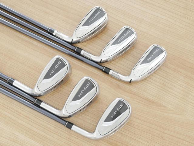 Iron set : Taylormade : ชุดเหล็ก Taylormade Stealth HD (ออกปี 2022 Japan Spec. ใบใหญ่มาก ตีง่ายสุดๆ) มีเหล็ก 6-Pw,Aw (6 ชิ้น) ก้านกราไฟต์ Mitsubishi Tensei TM60 Flex R