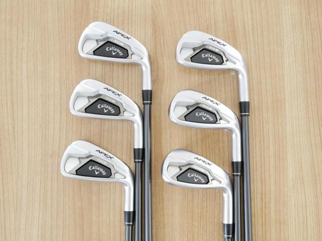 Iron set : Callaway : ชุดเหล็ก Callaway APEX DCB Forged (ปี 2022) มีเหล็ก 5-Pw (6 ชิ้น) ก้านกราไฟต์ Mitsubishi Diamana 55 Flex R