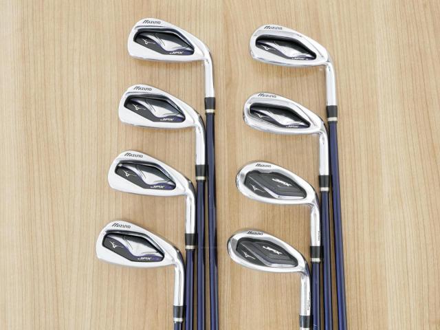 Iron set : Mizuno : ชุดเหล็ก Mizuno JPX EIII Hot Metal (รุ่นท้อป หน้าเด้ง ตีไกล) มีเหล็ก 5-Pw,48,56 (8 ชิ้น) ก้านกราไฟต์ Flex R