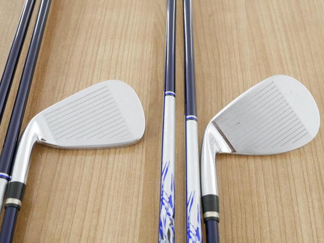 Iron set : Mizuno : ชุดเหล็ก Mizuno JPX EIII Hot Metal (รุ่นท้อป หน้าเด้ง ตีไกล) มีเหล็ก 5-Pw,48,56 (8 ชิ้น) ก้านกราไฟต์ Flex R