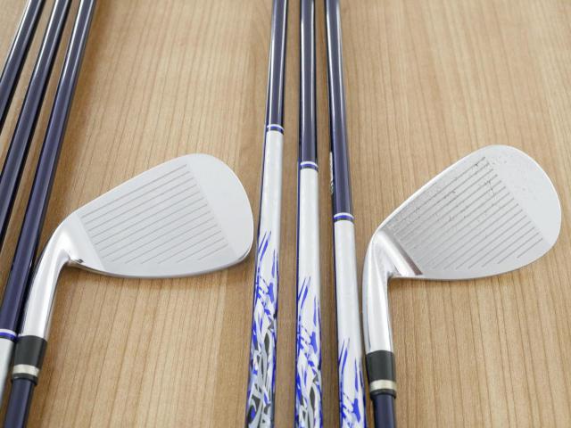 Iron set : Mizuno : ชุดเหล็ก Mizuno JPX EIII Hot Metal (รุ่นท้อป หน้าเด้ง ตีไกล) มีเหล็ก 5-Pw,48,56 (8 ชิ้น) ก้านกราไฟต์ Flex R