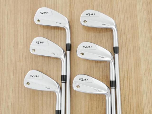 Iron set : Honma : ชุดเหล็ก Honma Tour World TR21X (ออกปี 2021 ตีง่าย ไกล) มีเหล็ก 6-11 (6 ชิ้น) ก้านกราไฟต์ Fujikura MCI 80 Flex S