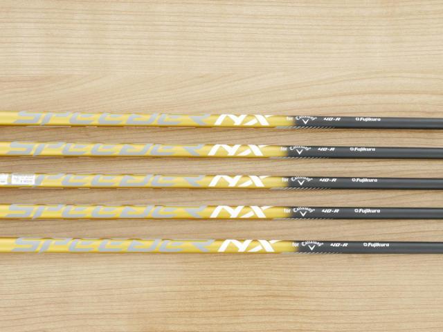 Iron set : Callaway : ชุดเหล็ก Callaway Rogue ST Max Fast (ออกปี 2022 ตีง่ายที่สุด ไกลสุดของ Callaway) มีเหล็ก 6-Pw (5 ชิ้น) ก้านกราไฟต์ Fujikura Speeder NX 40 Flex R