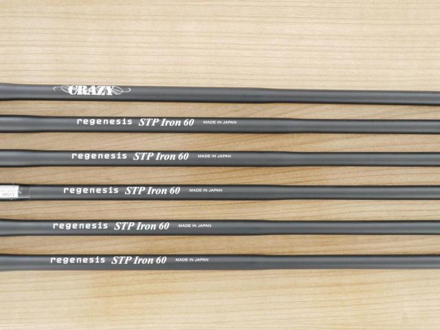 Iron set : Epon : ชุดเหล็ก EPON AF-705 Forged (ปี 2019 ใบใหญ่ ตีง่าย ไกล) มีเหล็ก 6-Pw,Aw (6 ชิ้น) สุดยอดก้าน Crazy Regenesis STP iron 60 Flex S