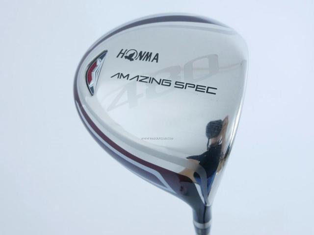 Driver : Honma : Honma Amazing Spec 480 (รุ่นใหม่ หน้าเด้งเกินกฏ หัวขนาด 480cc.) Loft 11.5 ก้าน Amazing Spec Feather & Feather Flex R