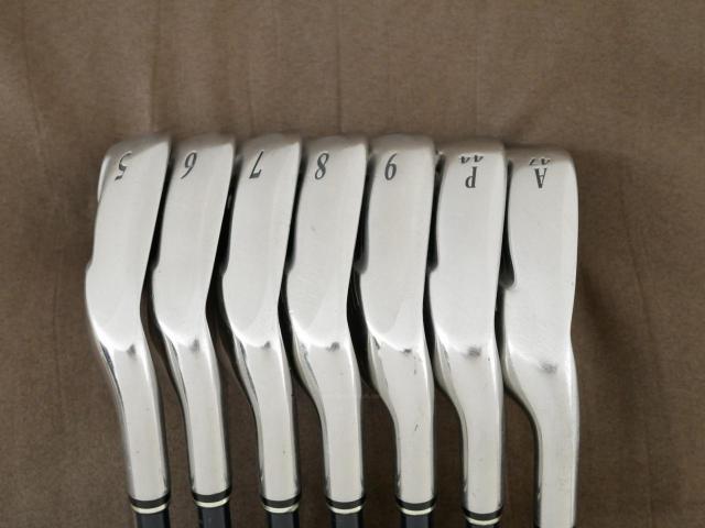 Iron set : XXIO : ชุดเหล็ก XXIO Impact Power Matching 5 มีเหล็ก 5-Pw,Aw (7 ชิ้น) ก้านกราไฟต์ MP-500 Flex SR