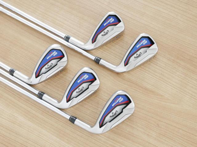 Iron set : Callaway : ชุดเหล็ก Callaway Big Bertha Beta (ใบใหญ่ ตีง่ายมาก) มีเหล็ก 6-Pw (5 ชิ้น) ก้านเหล็ก GS90 S200