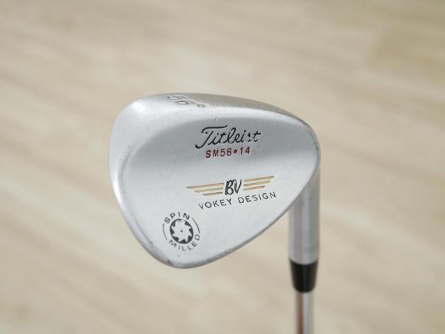 Wedge : Other : Wedge Titleist Vokey Design SPIN MILLED Loft 56 ก้านเหล็ก Dynamic Gold Wedge