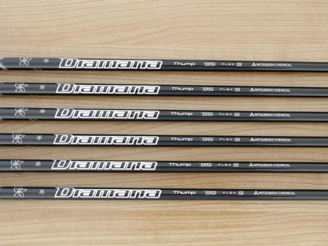 Iron set : Taylormade : ชุดเหล็ก Taylormade P7MC Forged (ซีรี่ย์ท้อปสุด ออกปี 2023) มีเหล็ก 5-Pw (6 ชิ้น) ก้านกราไฟต์ Mitsubishi Diamana Thump i95 Flex S