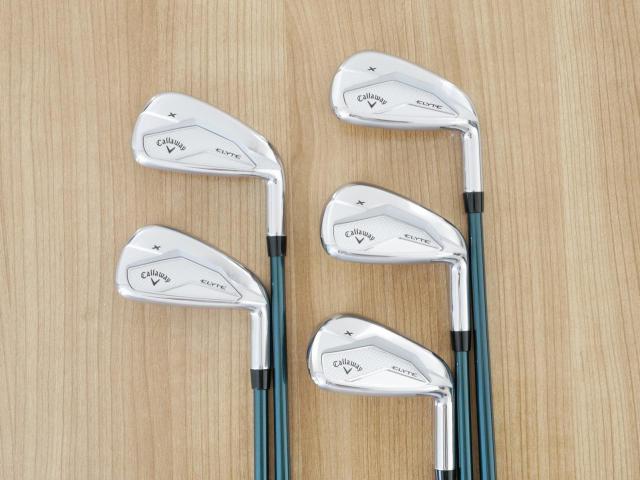 Iron set : Callaway : ชุดเหล็ก Callaway ELYTE X (รุ่นล่าสุด ออกปี 2025 ตีง่ายมาก ไกล Japan Spec.) มีเหล็ก 6-Pw (5 ชิ้น) ก้านกราไฟต์ Fujikura VENTUS 5 Flex R