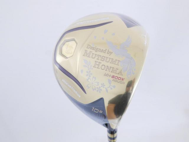 Driver : Other Brand : **ของใหม่ ยังไม่แกะพลาสติก** ไดรเวอร์ Mutsumi Honma MH500X HOUOH (หัวขนาด 500cc. หน้าเด้งเกินกฏ) Loft 10.5 Flex SR
