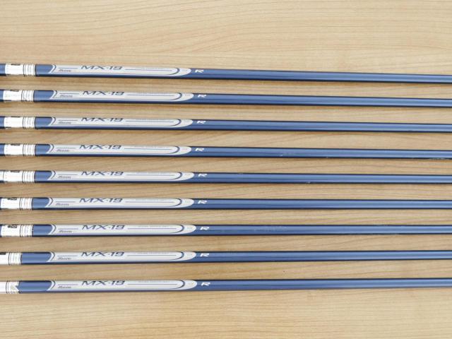 Iron set : Mizuno : ชุดเหล็ก Mizuno MX-19 HEMI COG (ใบใหญ่ ตีง้าย) มีเหล็ก 4-Pw,Aw,Sw (9 ชิ้น) ก้านกราไฟต์ Flex R
