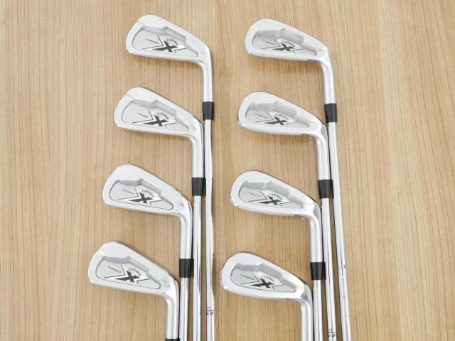 Iron set : Callaway : ชุดเหล็ก Callaway X Forged มีเหล็ก 3-Pw (8 ชิ้น) ก้านเหล็ก Memphis 10 Flex SR