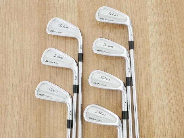 Iron set : Titleist : ชุดเหล็ก Titleist 712 CB Forged มีเหล็ก 4-Pw (7 ชิ้น) ก้านเหล็ก True Temper AMT Red R300