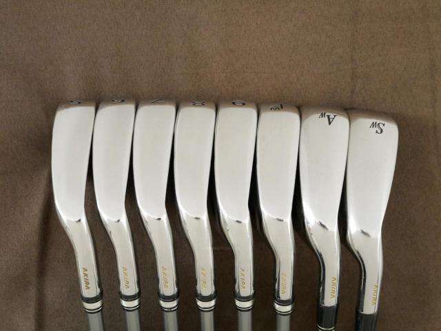 Iron set : Other Brand : ชุดเหล็ก Akira ADR Vintage (รุ่นท๊อปสุด หน้าเด้ง ไกล) มีเหล็ก 5-Pw,Aw,As (8 ชิ้น) ก้านกราไฟต์ Flex R