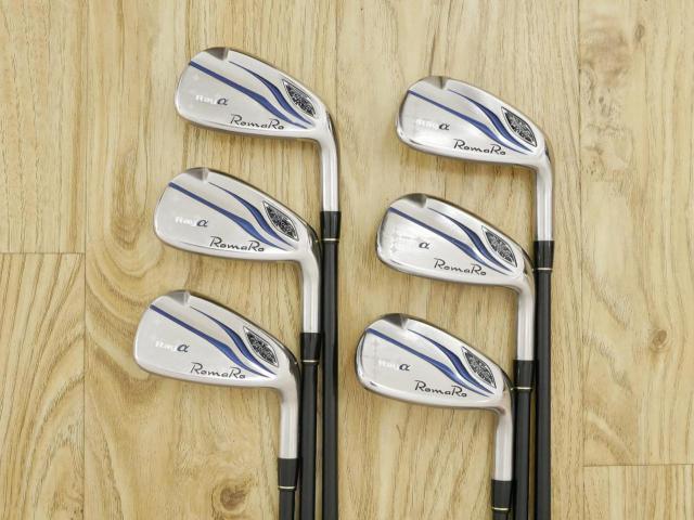 Iron set : Romaro : ชุดเหล็ก Romaro Ray Alpha Forged (ปี 2021 ใบใหญ่ ตีไกลกว่าปกติมาก) มีเหล็ก 5-Pw (6 ชิ้น) ก้านกราไฟต์ KBS TGI 70 Flex R