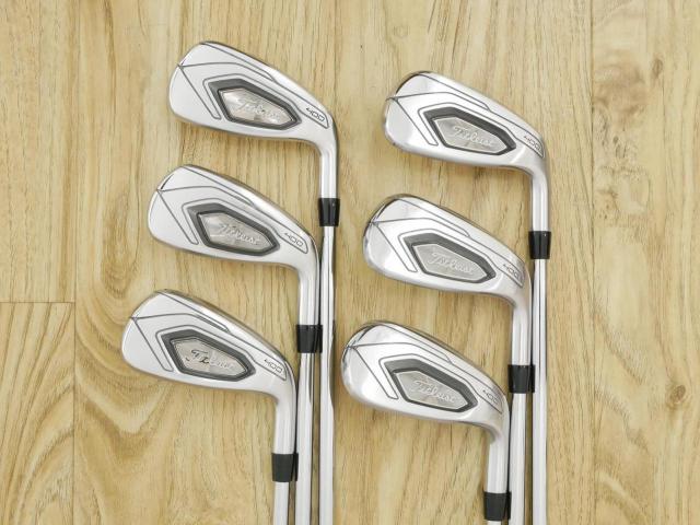 Iron set : Titleist : ชุดเหล็ก Titleist T400 (ตีง่ายที่สุด ไกลที่สุด ออกปี 2020) มีเหล็ก 6-Pw,43 (6 ชิ้น) ก้านเหล็ก NS Pro 950 NEO Flex S
