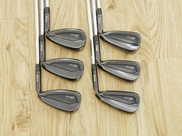 Iron set : Ping : ชุดเหล็ก Ping G710 (ปี 2021 Japan Spec. ใบใหญ่ ง่ายที่สุด ไกลที่สุดของ Ping) มีเหล็ก 5-Pw (6 ชิ้น) ก้านเหล็ก NS Pro Modus 105 Flex R