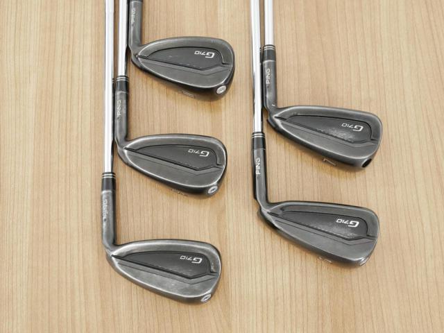 Iron set : Ping : ชุดเหล็ก Ping G710 (รุ่นปี 2021 Japan Spec. ใบใหญ่ ง่ายที่สุด ไกลที่สุดของ Ping) มีเหล็ก 6-Pw (5 ชิ้น) ก้านเหล็ก NS Pro 950 Flex S